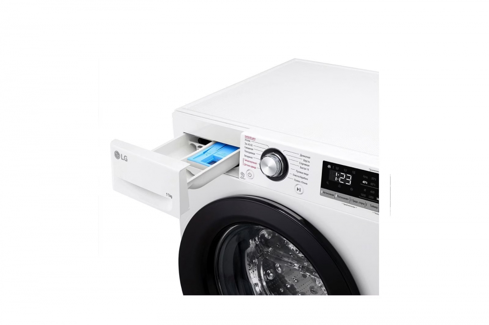 11 kg, kir yuvish mashinasi, Steam™, Elegant dizayn