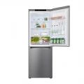 Hajm 306 l | Pastki muzlatgich kamerali LG sovutgich | Kulrang| DoorCooling⁺™ | Smart Inverter Compressor