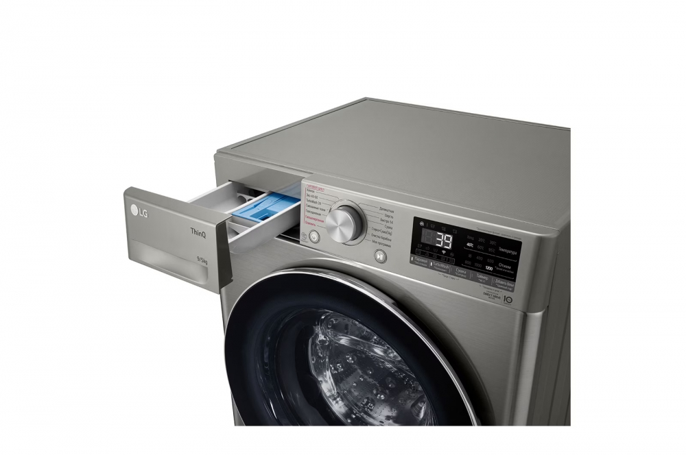 LG F4V5VG2S AI DD™ quritgichli kir yuvish mashinasi 9/6 kg