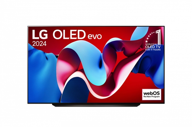 77-дюймовый телевизор Smart TV LG OLED evo AI C4 4K OLED77C4