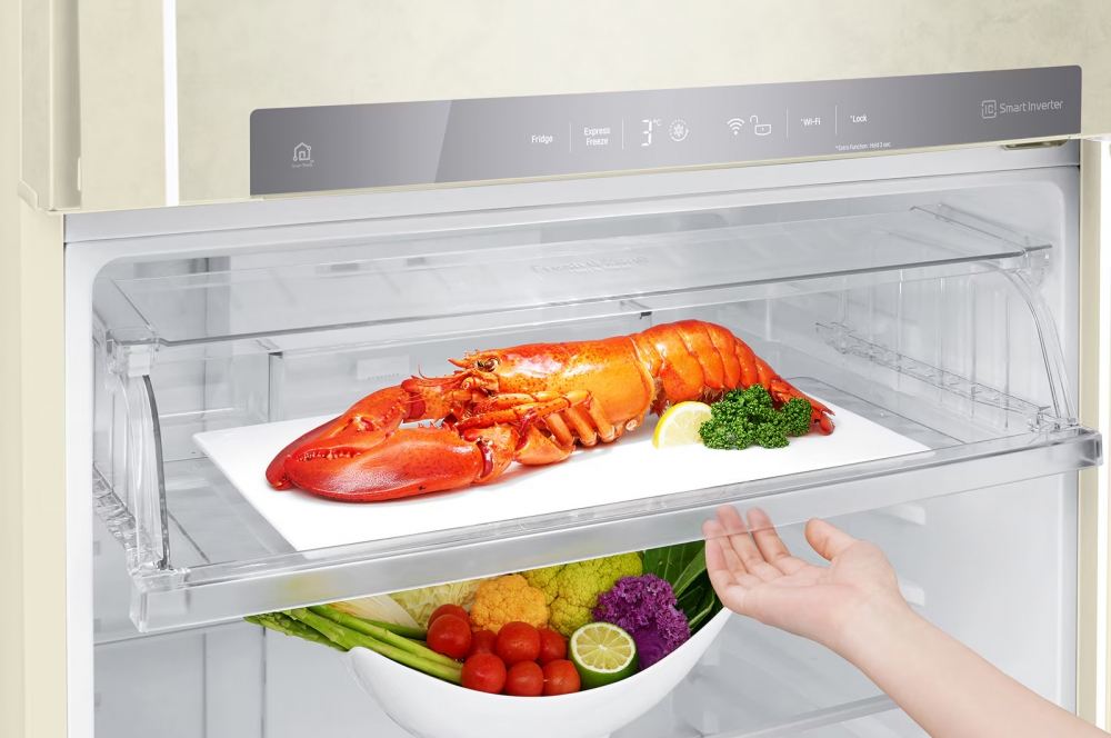 Hygiene Fresh xususiyatiga ega LG Smart Inverter™ muzlatgichi