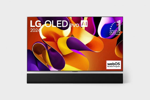 65-дюймовый телевизор Smart TV LG OLED evo AI G4 4K OLED65G4
