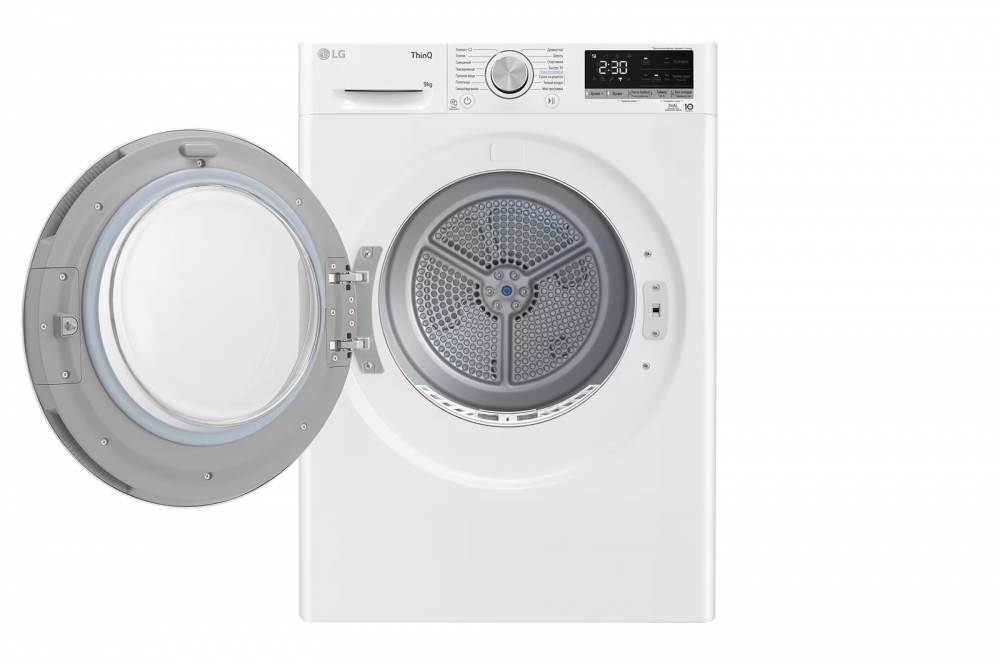 LG DC90V5V0W issiqlik nasosli quritgich 9kg