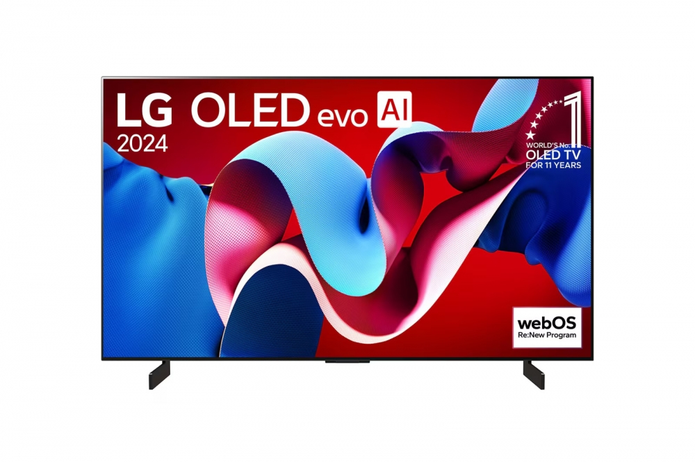 42-дюймовый телевизор Smart TV LG OLED evo AI C4 4K OLED42C4