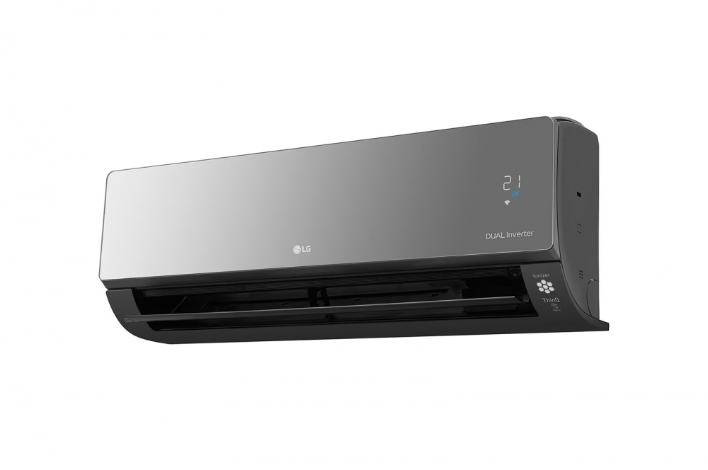 LG ARTCOOL Mirror, Dual Inverter konditsioneri, 36 m² gacha, ekologik toza R32, ThinQ aqlli uy
