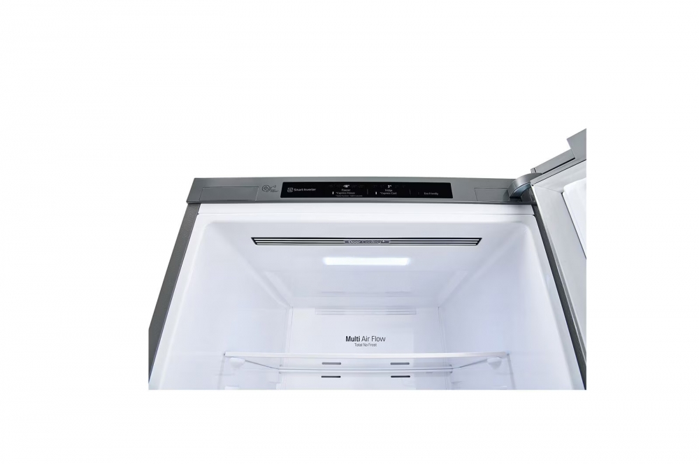 Hajm 306 l | Pastki muzlatgich kamerali LG sovutgich | Kulrang| DoorCooling⁺™ | Smart Inverter Compressor