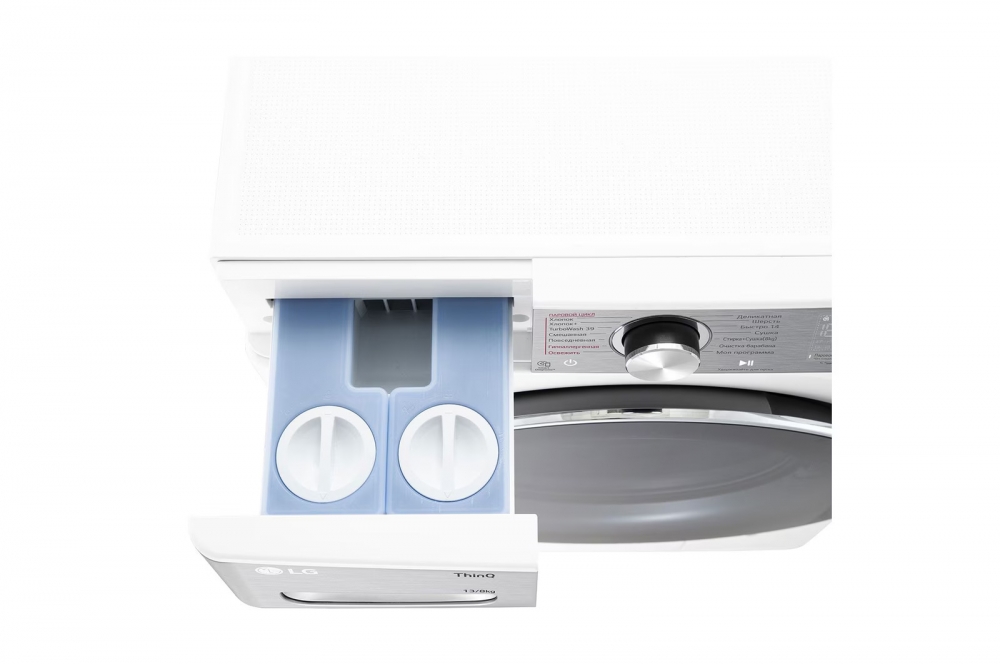 LG kir yuvish mashinasi 13/8 kg - AI DD™ | TurboWash™360˚ | Steam+™ | ezDispense™