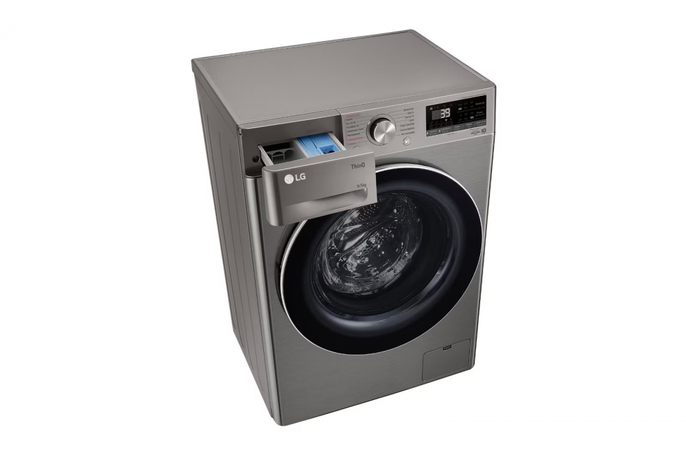 LG F4V5VG2S AI DD™ quritgichli kir yuvish mashinasi 9/6 kg
