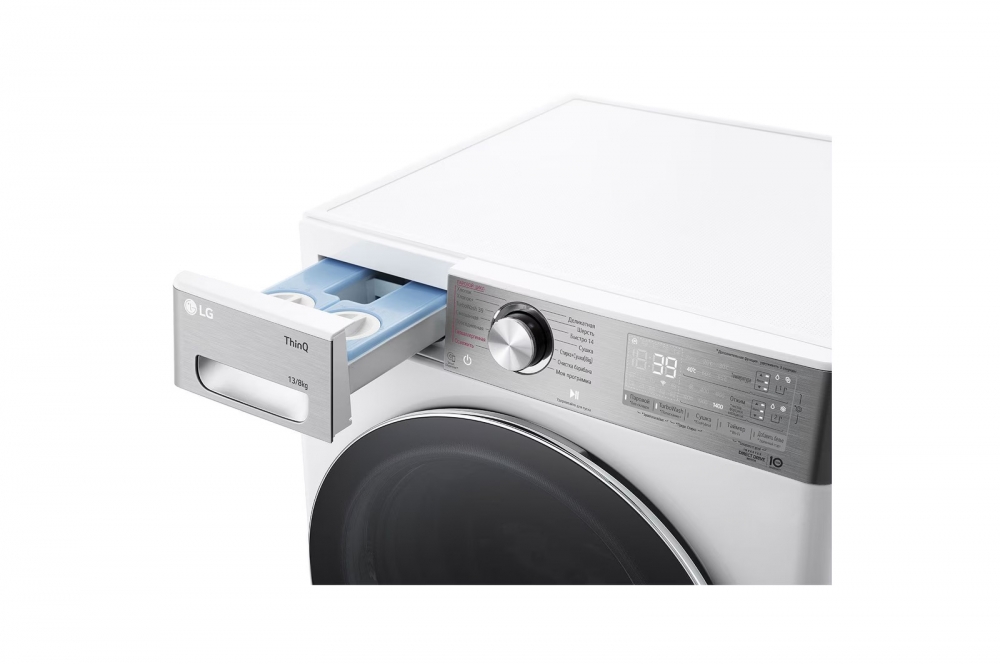 LG kir yuvish mashinasi 13/8 kg - AI DD™ | TurboWash™360˚ | Steam+™ | ezDispense™