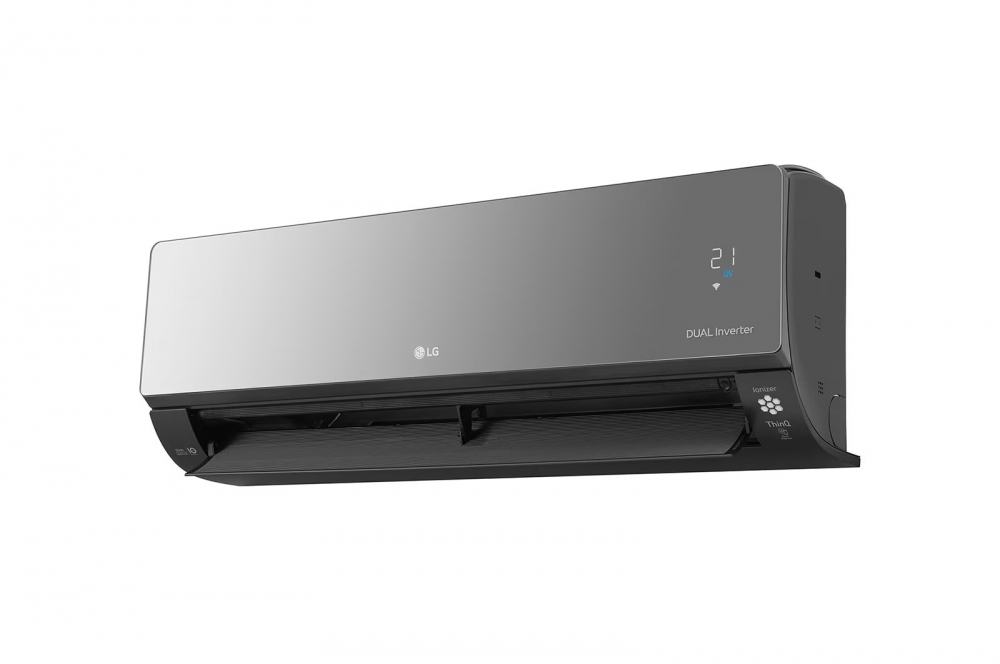 LG ARTCOOL Mirror, Dual Inverter konditsioneri, 27 m² gacha, ekologik toza R32, ThinQ aqlli uy
