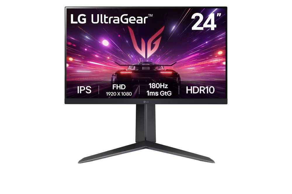 24 dyuymli UltraGear™ Full HD IPS oʻyin monitori | 180Hz, IPS 1ms (GtG), HDR10