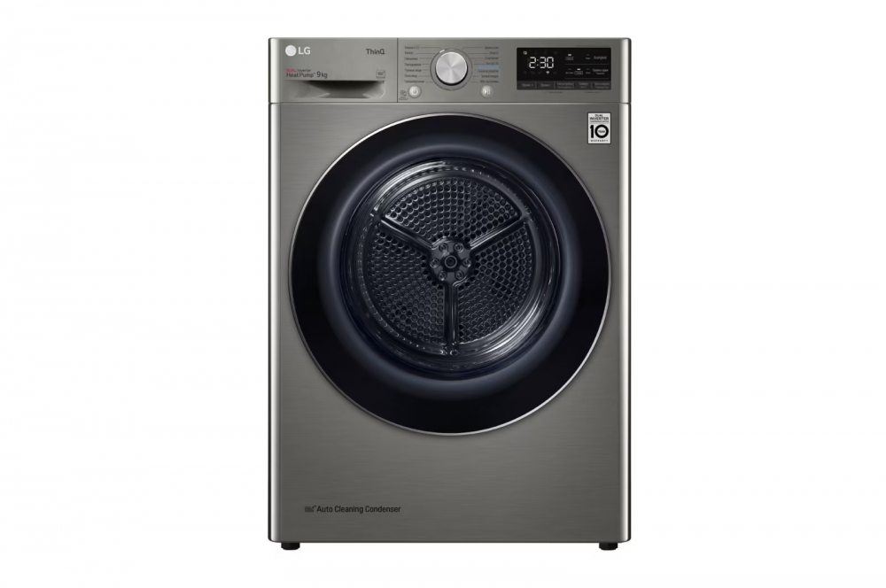 Сушильная машина LG DC90V5V9S с тепловым насосом 9 кг