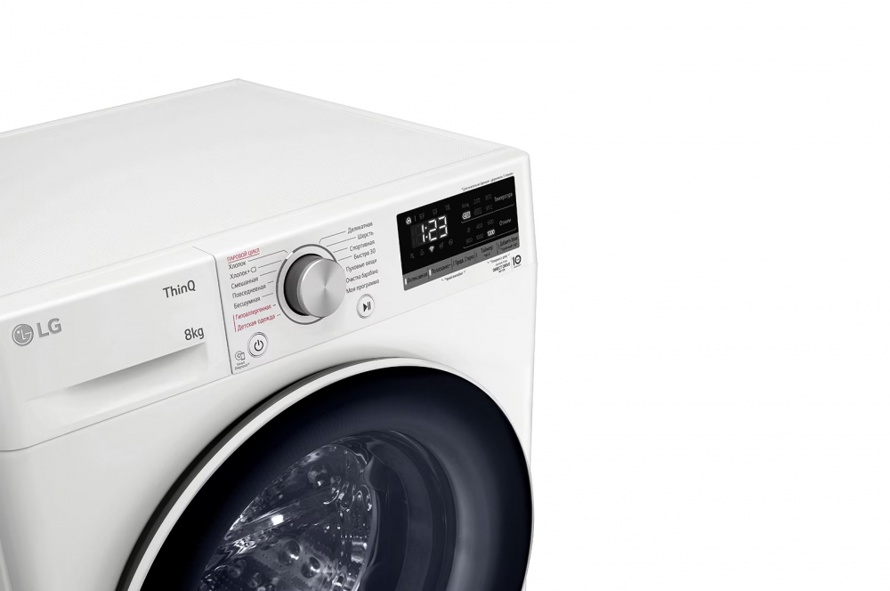 LG kir yuvish mashinasi 8 kg - AI DD™ | Steam™ | ThinQ™