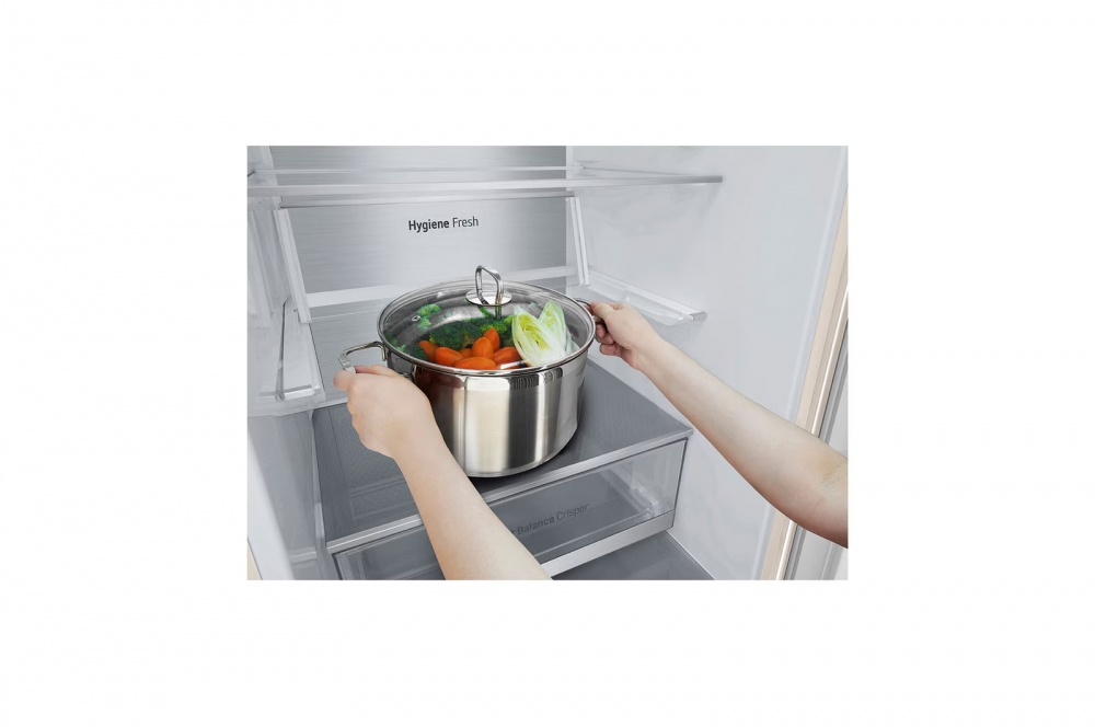 Холодильник GC-B459FEPW LG DoorCooling+™ 344л