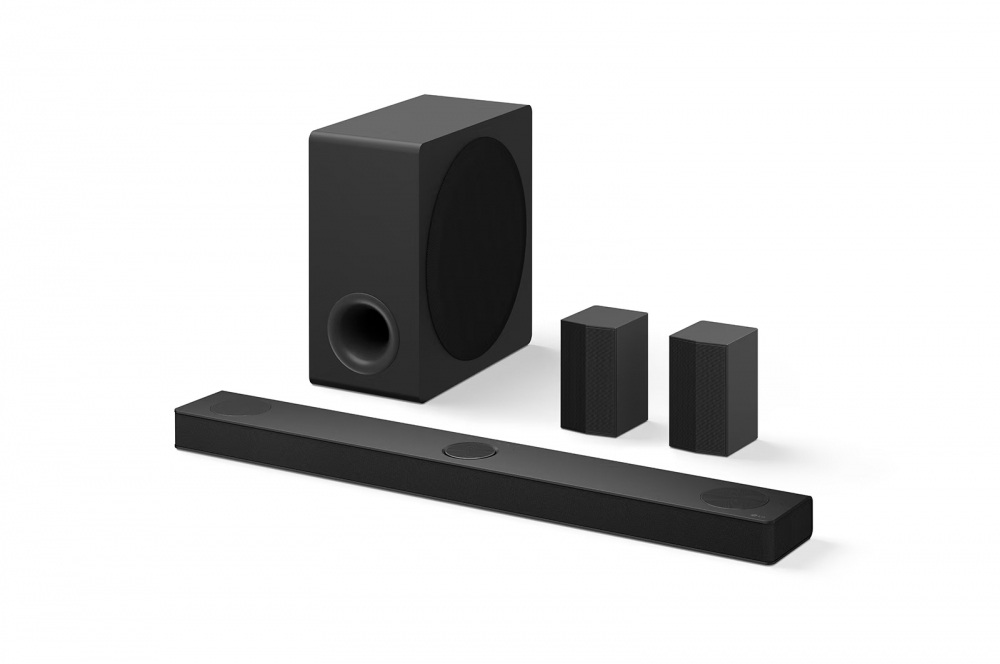 Звуковая панель S80TR LG для домашнего кинотеатра с поддержкой технологии Dolby Atmos, 5.1.3-канальным звуком и задними
