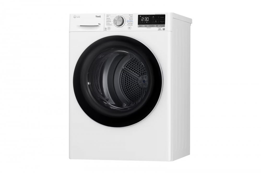 LG DC90V5V0W issiqlik nasosli quritgich 9kg