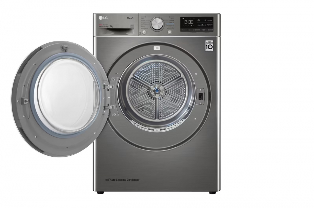 Сушильная машина LG DC90V5V9S с тепловым насосом 9 кг