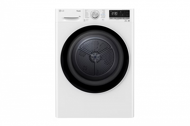 LG DC90V5V0W issiqlik nasosli quritgich 9kg