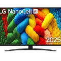 75-дюймовый телевизор Smart TV LG QNED AI NANO81 4K 2025