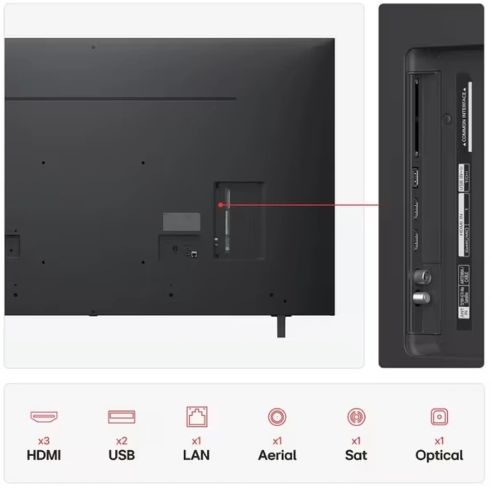43-дюймовый телевизор Smart TV LG NanoCell AI NANO80 4K 2025