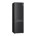Hajm 341 l | Pastki muzlatgich kamerali LG sovutgich | Qora | DoorCooling⁺™ | Smart Inverter Compressor