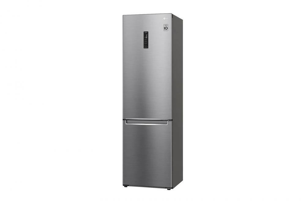 Hajm 384 l | Pastki muzlatgich kamerali LG sovutgich | Kulrang | DoorCooling⁺™ | Linear Inverter Compressor