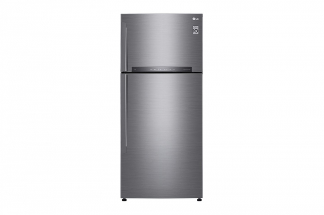 Hajm 506 l | Yuqori muzlatgich kamerali LG sovutgich | Qaymoq rang | DoorCooling⁺™ | Linear Inverter Compressor