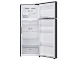 Hajm 461 l | Yuqori muzlatkich kamerali LG sovitkich | Qora rang | DoorCooling+™ | HygieneFresh+™ | Smart Inverter Compressor