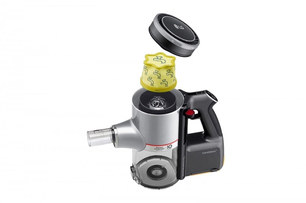 Simsiz changyutgich LG CordZero A9 PRO Kompressorm, Power Drive Nozzle™, 200 Vt, Inverter motor
