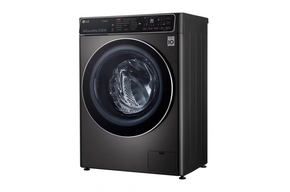Стиральная машина узкая LG F2T9GW9P с паром, технология AI DD, 8,5 кг