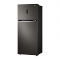 395 hajmli | Yuqori sovutgichli LG kamerali muzlatgich | Qora | DoorCooling+™ | HygieneFresh+™ | Smart Inverter Compressor