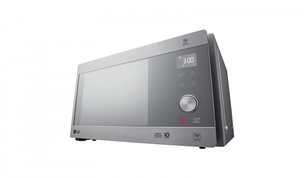Grill funksiyasiga va Smart Inverter texnologiyasiga ega mikrotoʻlqinli pech