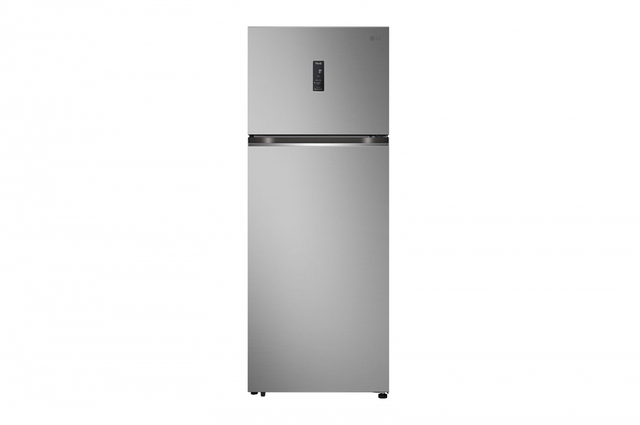 Hajm 461 l | Yuqori muzlatkich kamerali LG sovitkich | Kulrang | DoorCooling+™ | HygieneFresh+™ | Smart Inverter Compressor