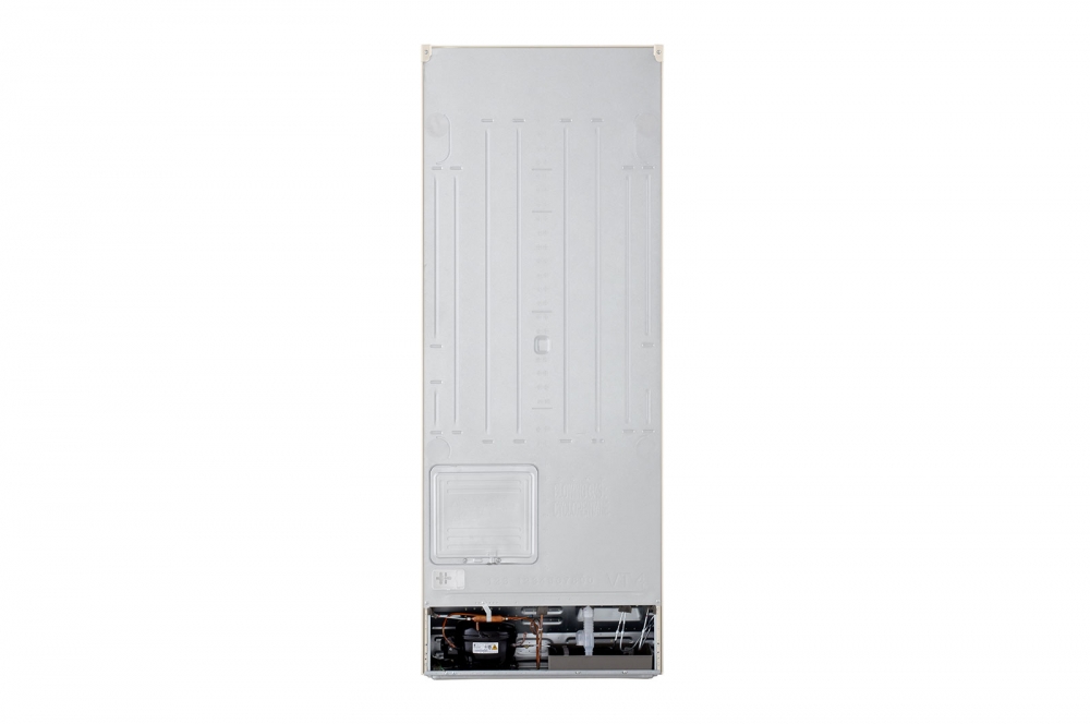 Hajm 461 l | Yuqori muzlatkich kamerali LG sovitkich | Qaymoq rang | DoorCooling+™ | HygieneFresh+™ | Smart Inverter Compressor