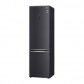 Hajm 384 l | Pastki muzlatgich kamerali LG sovutgich | Qora | DoorCooling⁺™ | Linear Inverter Compressor