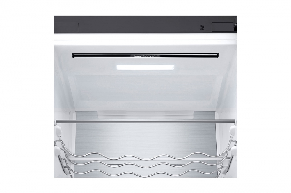 Hajm 384 l | Pastki muzlatgich kamerali LG sovutgich | Kulrang | DoorCooling⁺™ | Linear Inverter Compressor
