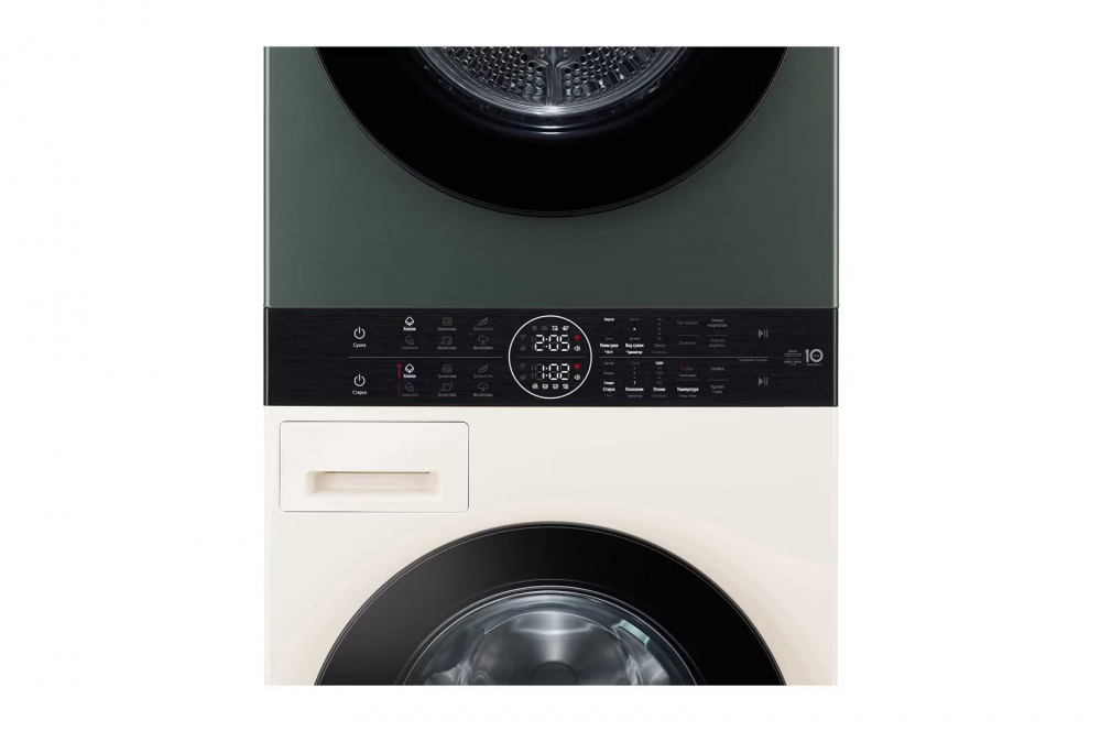 Kir yuvish mashinasi + quritgich LG WashTower, AI DD™ 13/10 kg