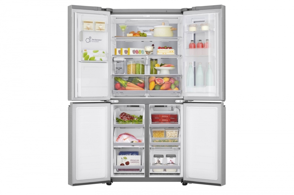 Hajm 422 l | LG InstaView Door-in-Door sovutgich | Po'lat | DoorCooling⁺™ | LG sovutgich ThinQ | Linear Inverter Compressor