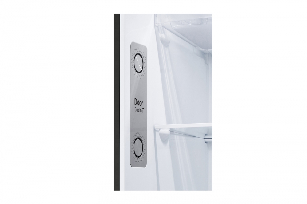 395 hajmli | Yuqori sovutgichli LG kamerali muzlatgich | Qora | DoorCooling+™ | HygieneFresh+™ | Smart Inverter Compressor
