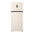 Hajm 395 l | Yuqori muzlatgich kamerali LG sovutgich | Qaymoq rang | DoorCooling+™ | HygieneFresh+™ | Smart Inverter Compressor