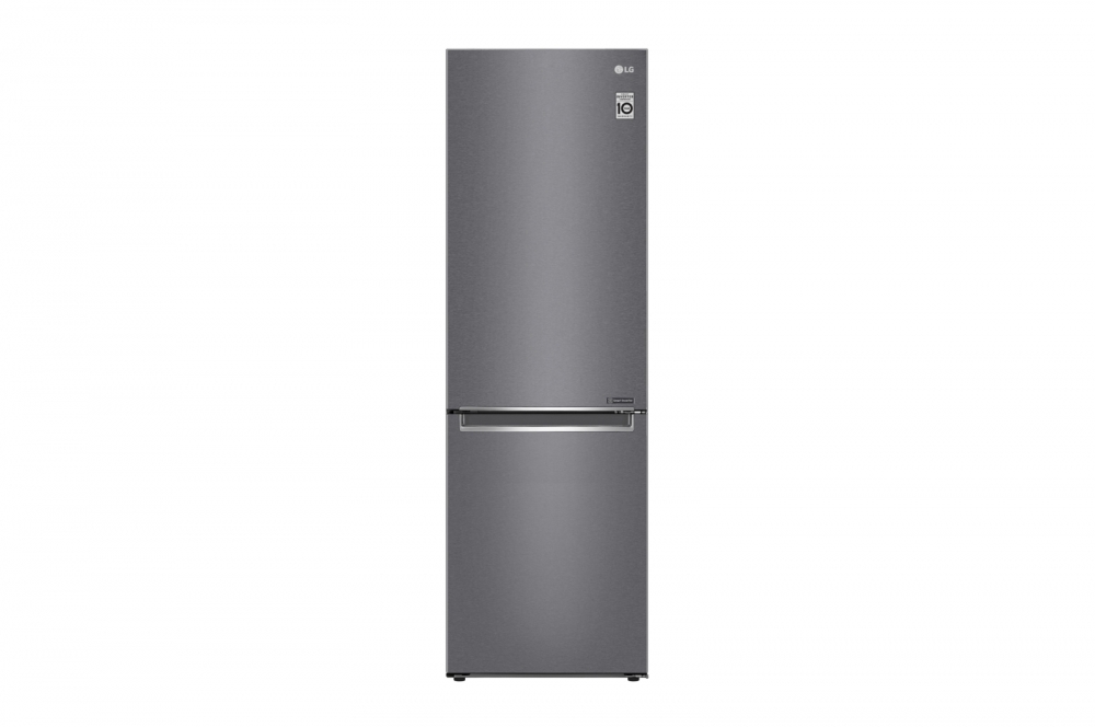 Hajm 341 l | Pastki muzlatgich kamerali LG sovutgich | Kulrang | DoorCooling+™ | Smart Inverter Compressor