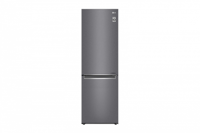 Hajm 341 l | Pastki muzlatgich kamerali LG sovutgich | Kulrang | DoorCooling+™ | Smart Inverter Compressor