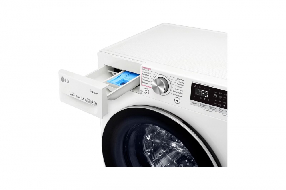 Стиральная машина LG F2V7GW1W AI DD™ 8.5 кг