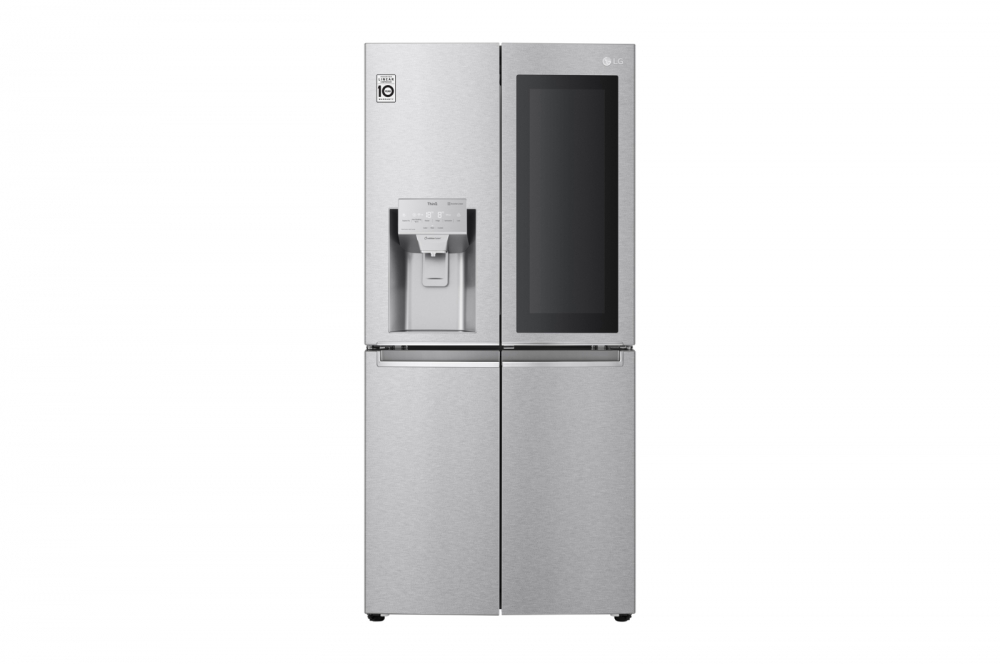 Hajm 422 l | LG InstaView Door-in-Door sovutgich | Po'lat | DoorCooling⁺™ | LG sovutgich ThinQ | Linear Inverter Compressor
