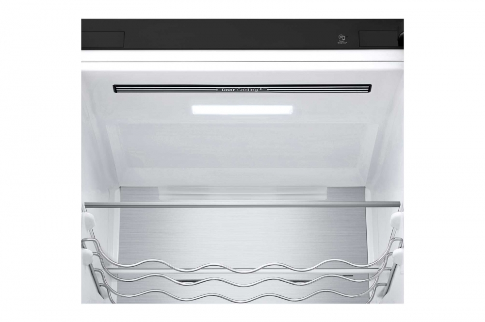Hajm 384 l | Pastki muzlatgich kamerali LG sovutgich | Qora | DoorCooling⁺™ | Linear Inverter Compressor
