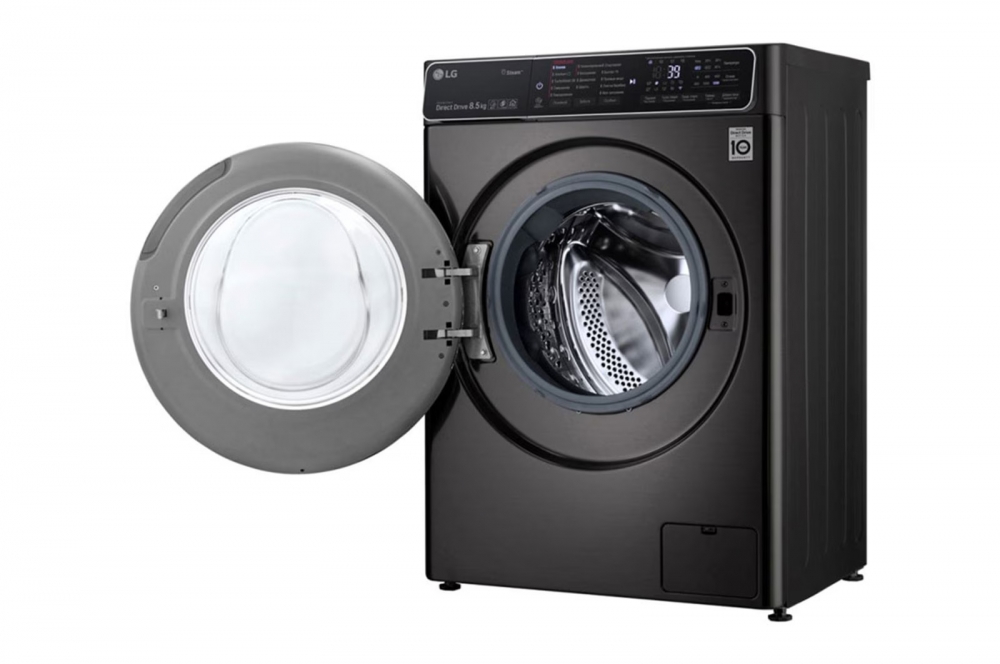 Стиральная машина узкая LG F2T9GW9P с паром, технология AI DD, 8,5 кг