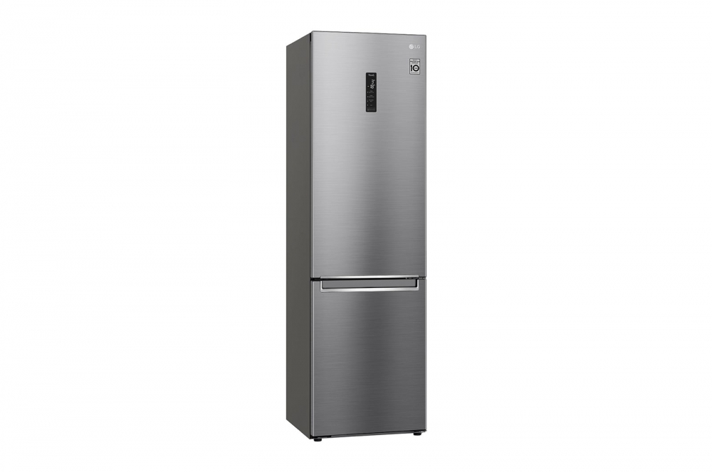 Hajm 384 l | Pastki muzlatgich kamerali LG sovutgich | Kulrang | DoorCooling⁺™ | Linear Inverter Compressor