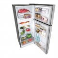 Hajm 395 l | Yuqori muzlatgich kamerali LG sovutgich | Kulrang | DoorCooling+™ | HygieneFresh+™ | Smart Inverter Compressor