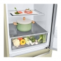 Hajm 341 l | Pastki muzlatgich kamerali LG sovutgich | Qaymoq rang | DoorCooling+™ | Smart Inverter Compressor