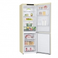 Hajm 341 l | Pastki muzlatgich kamerali LG sovutgich | Qaymoq rang | DoorCooling+™ | Smart Inverter Compressor